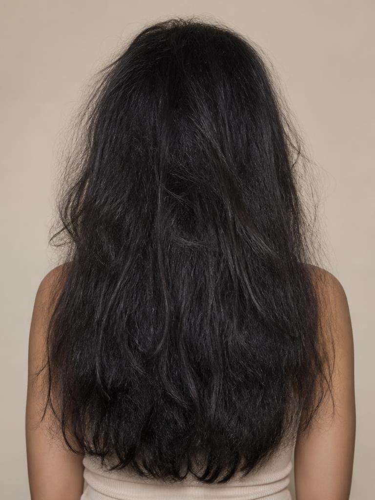 Antes - Alisado orgánico cabello negro
